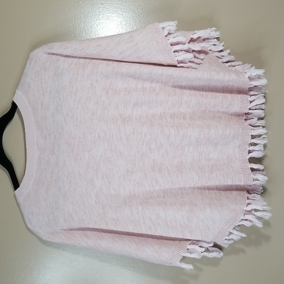 LILY PULITZER GIRLS HANI ROSE GOLD FRILLY SHAWL - Picture 5 of 8